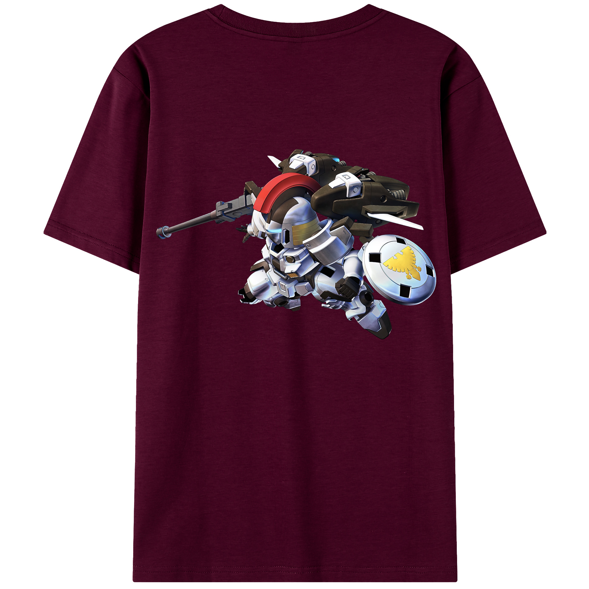 （画像用） 機動戦士ガンダム Mobile Suit Gundam レディース半袖Tシャツ(バックプリント)